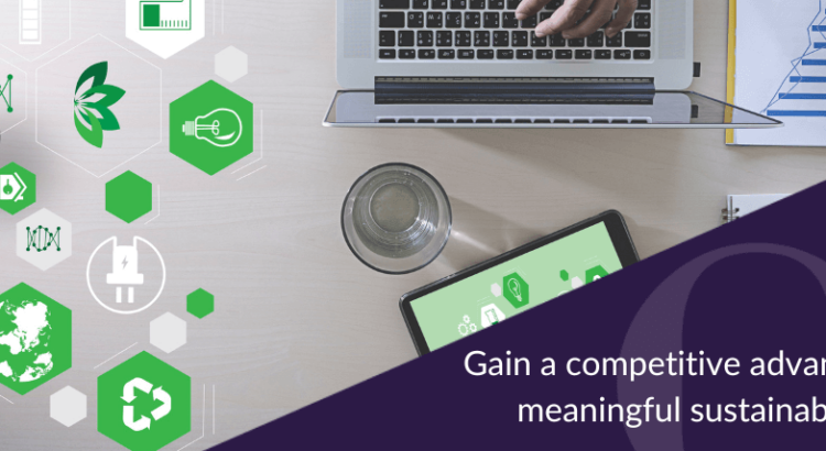 Gain a competitive advantage through meaningful sustainability reporting Banner