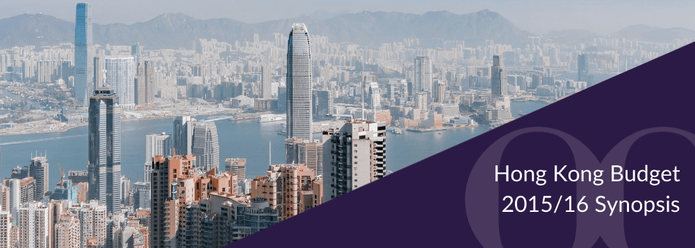 Hong Kong Budget 2015/16 Synopsis